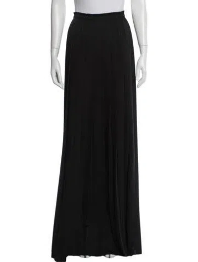 Pre-owned Lanvin Long Skirt In Black