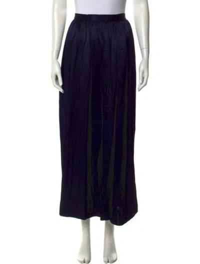 Pre-owned Lanvin Long Skirt In Black