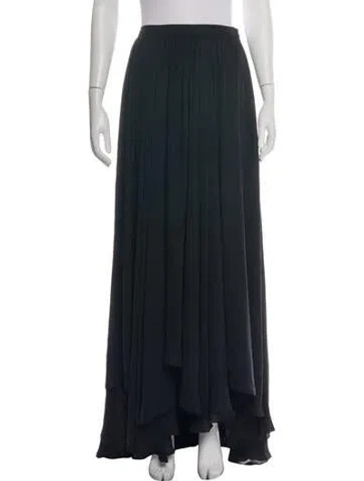 Pre-owned Lanvin Long Skirt In Black