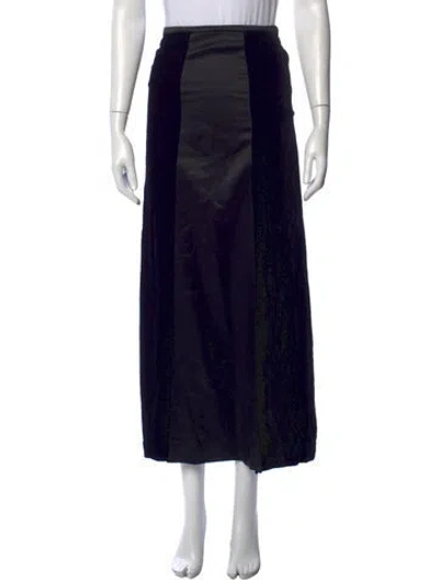 Pre-owned Lanvin Long Skirt In Black