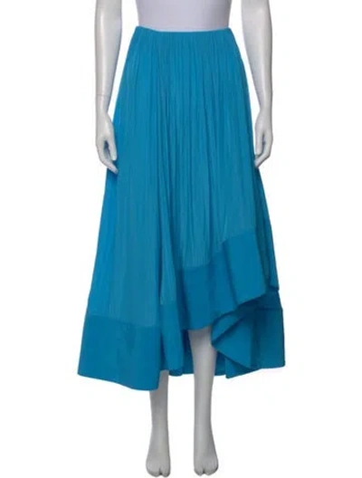 Pre-owned Lanvin Long Skirt In Blue