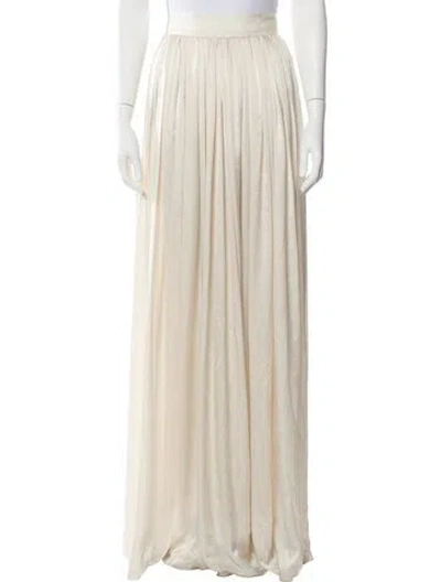 Pre-owned Lanvin Long Skirt In Neutral