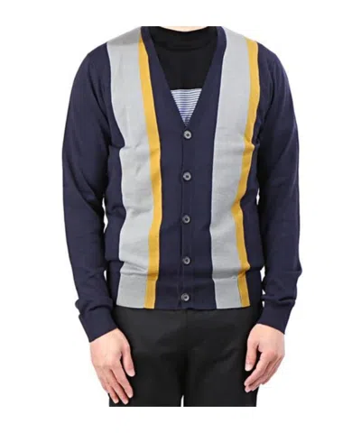 Lanvin Long Sleeve Cardigan In Blue