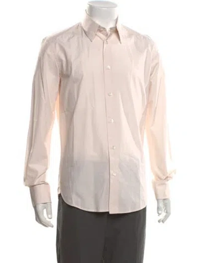 Pre-owned Lanvin Long Sleeve Dress Shirt In Neutrals