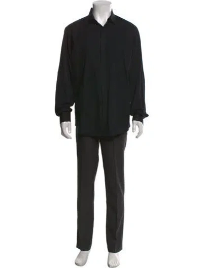 Pre-owned Lanvin Long Sleeve Shirt In Black