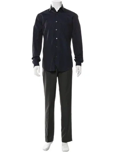 Pre-owned Lanvin Long Sleeve Shirt In Blue