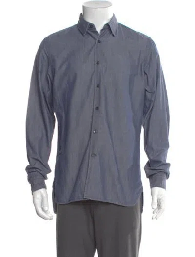 Pre-owned Lanvin Long Sleeve Shirt In Blue