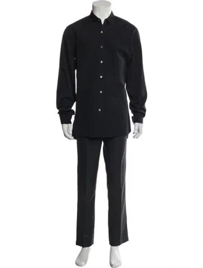 Pre-owned Lanvin Long Sleeve Shirt In Blue