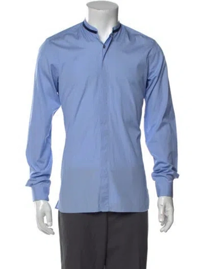Pre-owned Lanvin Long Sleeve Shirt In Blue