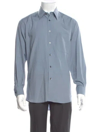 Pre-owned Lanvin Long Sleeve Shirt In Blue