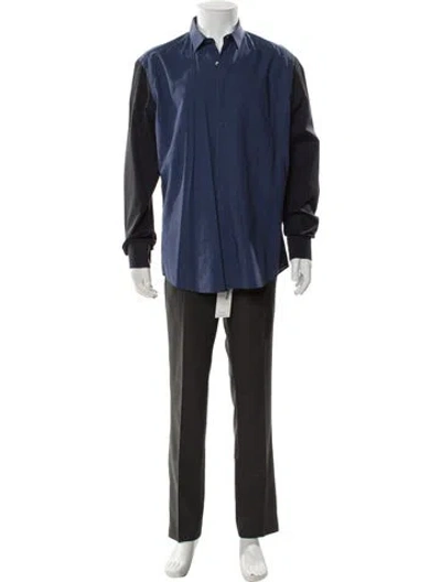 Pre-owned Lanvin Long Sleeve Shirt In Blue
