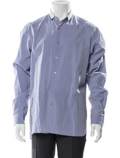 Pre-owned Lanvin Long Sleeve Shirt In Blue