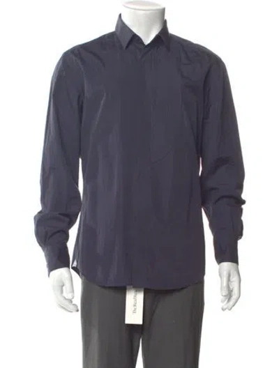 Pre-owned Lanvin Long Sleeve Shirt In Gray