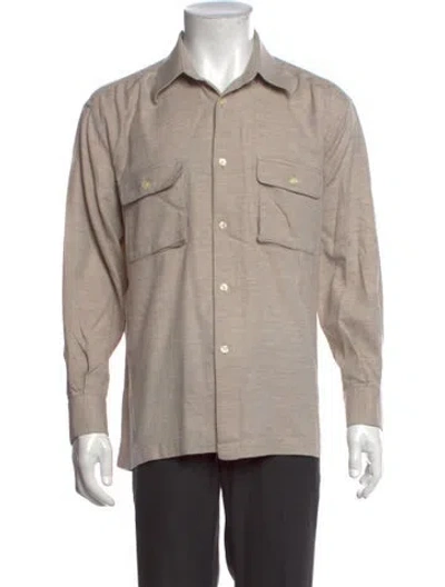 Pre-owned Lanvin Long Sleeve Shirt In Neutrals