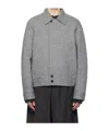 Lanvin Long-sleeved Casual Jacket In Gray
