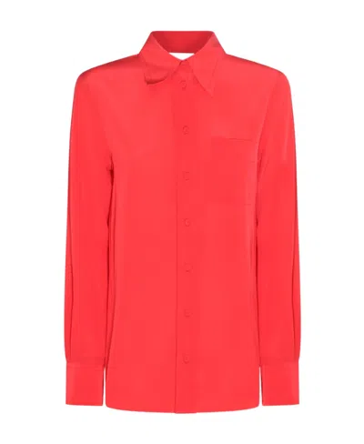 Lanvin Long-sleeved Shirt In Orange