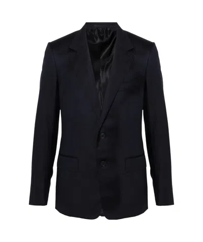 Lanvin Long-sleeved Suit Coat In Black
