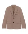 Lanvin Long-sleeved Suit Coat In Brown