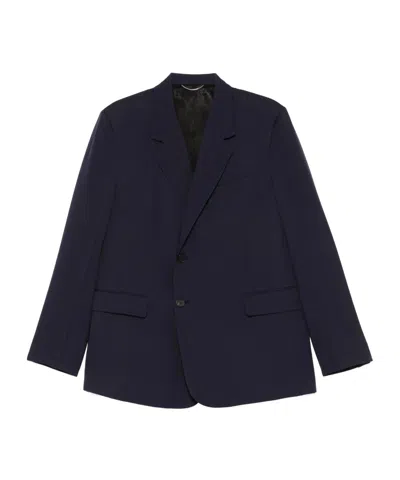 Lanvin Long-sleeved Suit Jacket In Blue