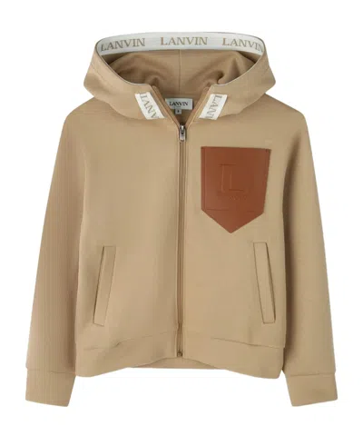 Lanvin Long-sleeved Sweatshirt In Brown