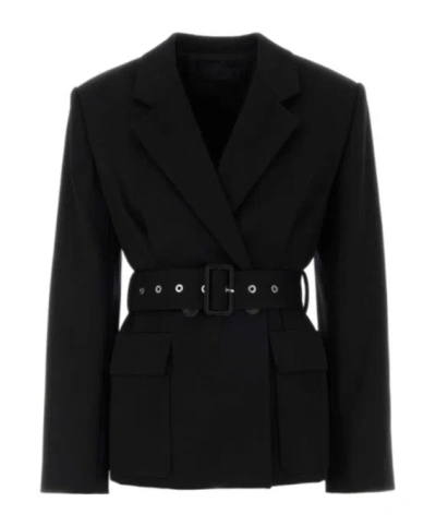 Lanvin Long-sleeve Blazer In Black
