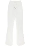 LANVIN LOOSE FIT WHITE VISCOSE JOGGER PANTS FOR WOMEN