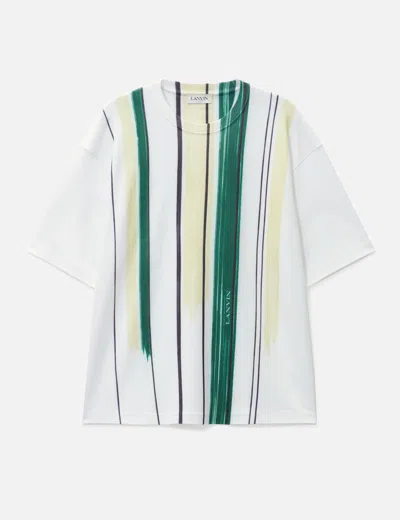 Lanvin Loose-fitting Printed T-shirt In White