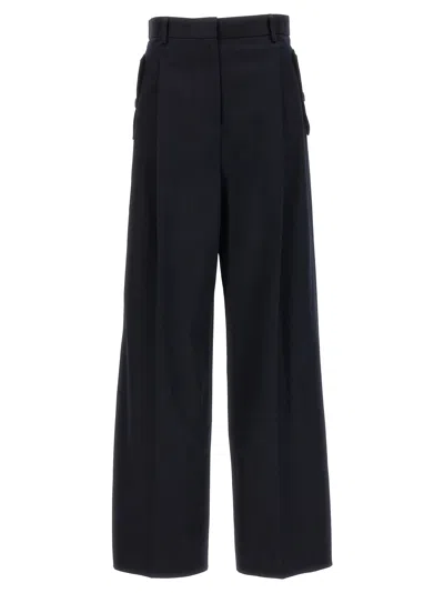 LANVIN LANVIN LOOSE LEG FRONT PLEAT PANTS
