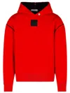 Lanvin 'loose' Red Wool Blend Sweatshirt Men In Red
