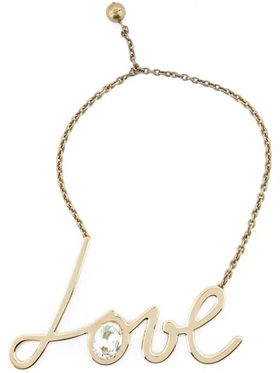Lanvin Love项链 In Yellow