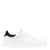 Lanvin Low-top Sneaker In Smooth Calf Leather In White