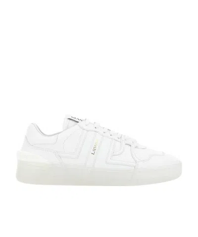 Lanvin Clay Low Top Sneakers In White