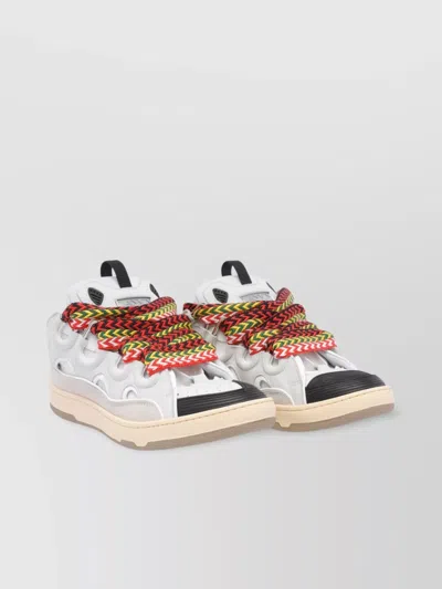Lanvin Low Top Sneakers Colorful Laces