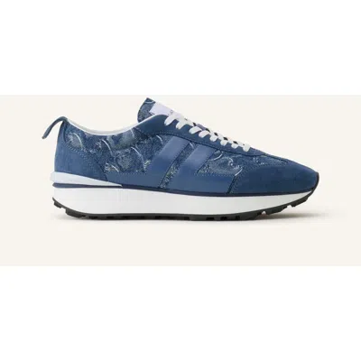 Lanvin Lunar Year Bumpr Sneakers In Denim In Blue