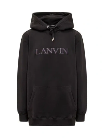 LANVIN LUXURY EMBROIDERED HOODIE FOR MEN