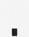 Lanvin Magnetic Leather Cardholder In Black