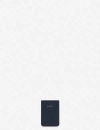 Lanvin Magnetic Leather Cardholder In Blue