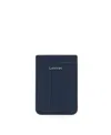 Lanvin Magnetic Leather Cardholder In Blue