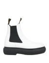 Lanvin Man Ankle Boots White Size 9 Calfskin In White