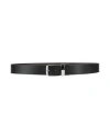 Lanvin Reversible Leather Belt In Black