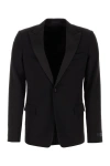 Lanvin Single-breasted Button-fastening Blazer In Black