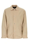 Lanvin Cappuccino Polyester Windbreaker In Brown