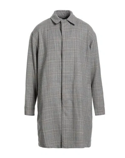 Lanvin Man Coat Grey Size 40 Virgin Wool In Gray