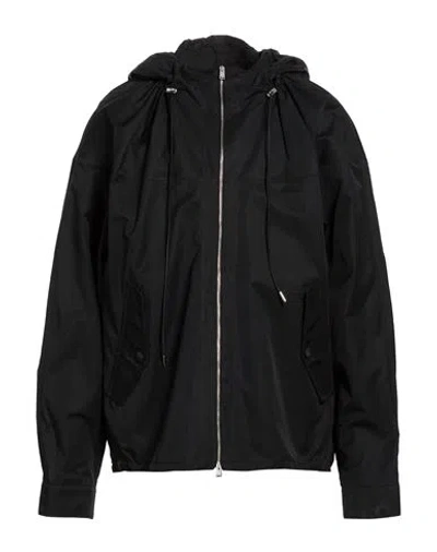 Lanvin Man Jacket Black Size 44 Cotton, Polyamide, Polyurethane