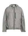 Lanvin Man Jacket Grey Size 38 Polyamide, Polyester In Grey
