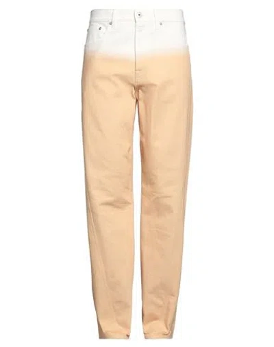 Lanvin Man Jeans Beige Size 34 Cotton