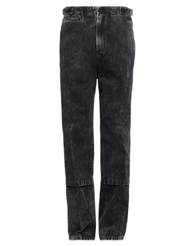 Lanvin Man Jeans Black Size 34 Cotton