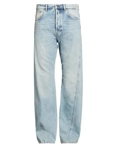 Lanvin Man Jeans Blue Size 34 Cotton