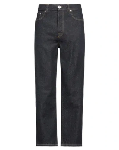 Lanvin Man Jeans Blue Size 34 Cotton