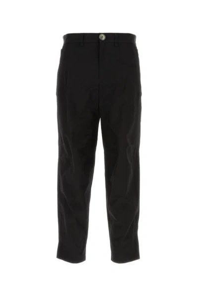 Lanvin Man Pantalone In Black